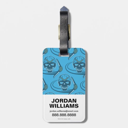 Suicide Squad | Boomerang Comic Buchkunst Gepäckanhänger (Rückseite vertikal)