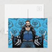 Suicide Squad | Boomerang Comic Buchkunst Postkarte (Vorne/Hinten)