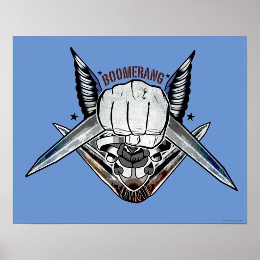 Suicide Squad | Boomerang Fantastische Bergwelten Poster (Vorne)