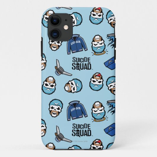 Suicide Squad | Captain Boomerang Emoji Pattern Case-Mate iPhone Hülle (Rückseite)