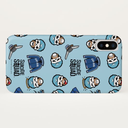 Suicide Squad | Captain Boomerang Emoji Pattern Case-Mate iPhone Hülle (Rückseite (Horizontal))