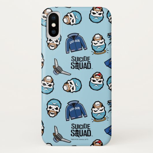 Suicide Squad | Captain Boomerang Emoji Pattern Case-Mate iPhone Hülle (Rückseite)