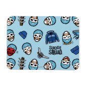 Suicide Squad Captain Boomerang Emoji Pattern Magnet (Horizontal)