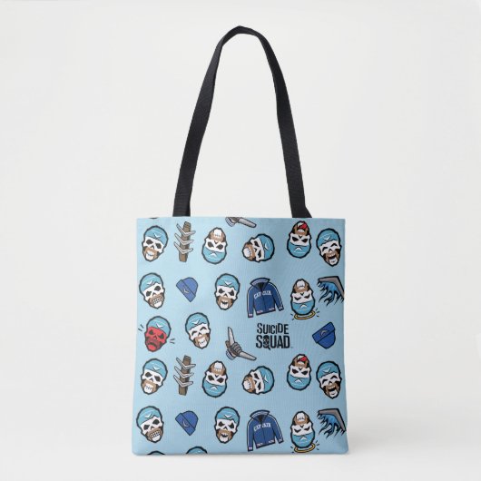Suicide Squad | Captain Boomerang Emoji Pattern Tasche (Vorderseite)