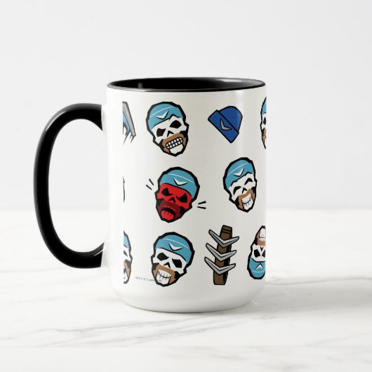 Suicide Squad | Captain Boomerang Emoji Pattern Tasse (Links)