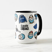 Suicide Squad | Captain Boomerang Emoji Pattern Tasse (VorderseiteRechts)
