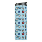 Suicide Squad | Captain Boomerang Emoji Pattern Thermosbecher (Nach links gedreht)