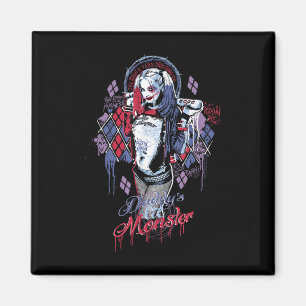 Suicide Squad Daddys Kleines Monster Magnet