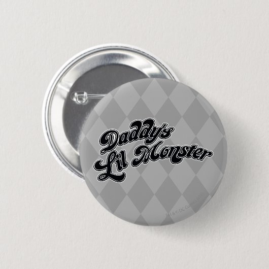 Suicide Squad | Daddy's Lil Monster Button (Vorne & Hinten)