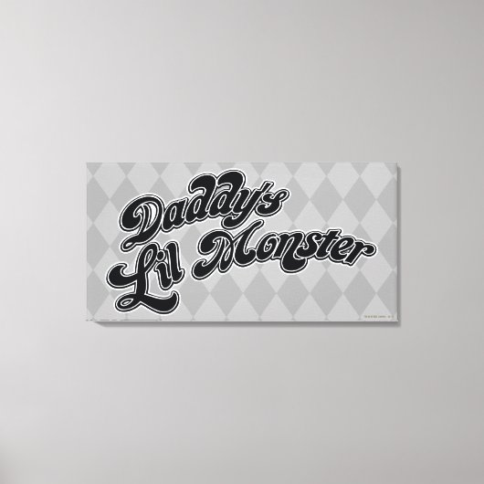 Suicide Squad | Daddy's Lil Monster Leinwanddruck (Vorderseite)