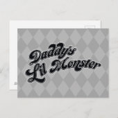 Suicide Squad | Daddy's Lil Monster Postkarte (Vorne/Hinten)