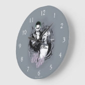 Suicide Squad | Das Schlimmste des Schlimmsten Große Wanduhr (Winkel)