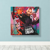 Suicide Squad | Deadshot Character Graffiti Leinwanddruck (Insitu (Holzboden))