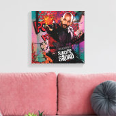 Suicide Squad | Deadshot Character Graffiti Leinwanddruck (Insitu (Wohnzimmer))