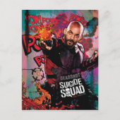 Suicide Squad | Deadshot Character Graffiti Postkarte (Vorderseite)