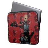 Suicide Squad | Deadshot Comic Book Art Laptopschutzhülle (Vorderseite Links)