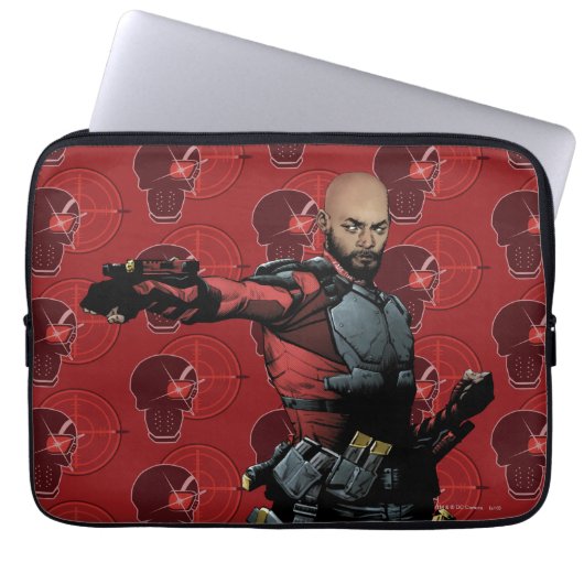 Suicide Squad | Deadshot Comic Book Art Laptopschutzhülle (Vorderseite)