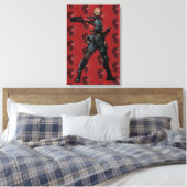Suicide Squad | Deadshot Comic Book Art Leinwanddruck (Insitu (Schlafzimmer))