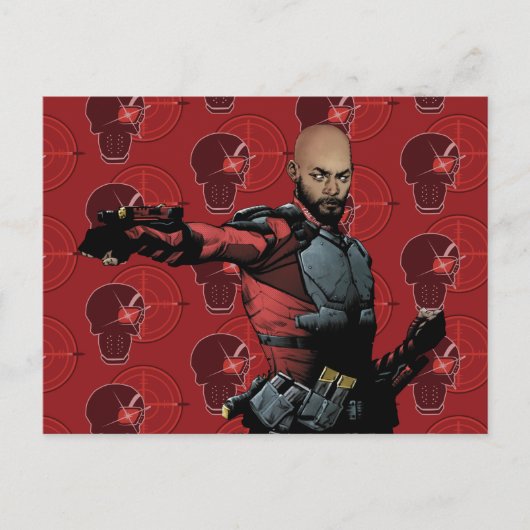 Suicide Squad | Deadshot Comic Book Art Postkarte (Vorderseite)