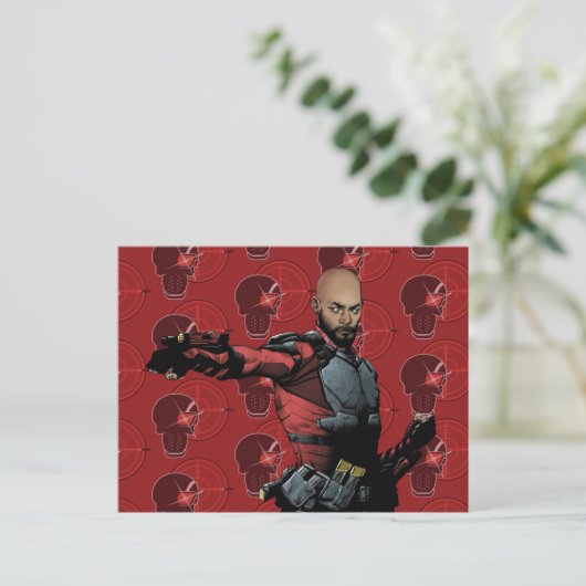 Suicide Squad | Deadshot Comic Book Art Postkarte (Stehend Vorderseite)