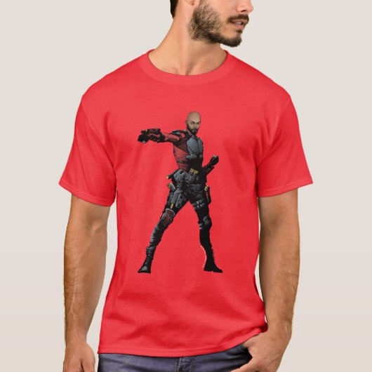Suicide Squad | Deadshot Comic Book Art T-Shirt (Vorderseite)