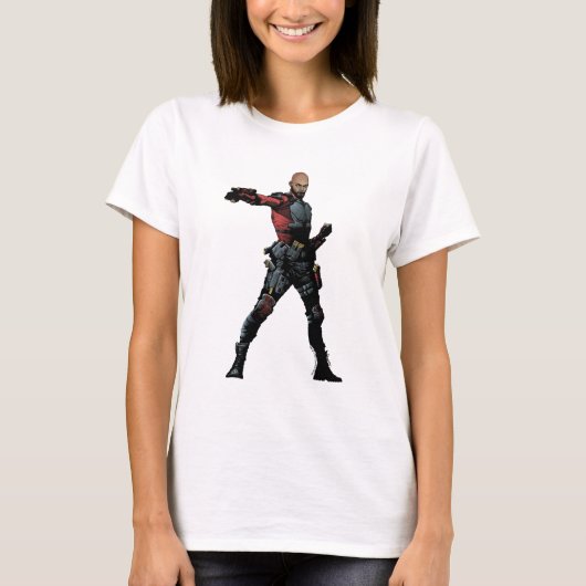 Suicide Squad | Deadshot Comic Book Art T-Shirt (Vorderseite)