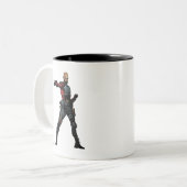Suicide Squad | Deadshot Comic Book Art Zweifarbige Tasse (Vorderseite Links)