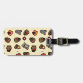 Suicide Squad Deadshot | Emoji Pattern Gepäckanhänger (Vorderseite horizontal)