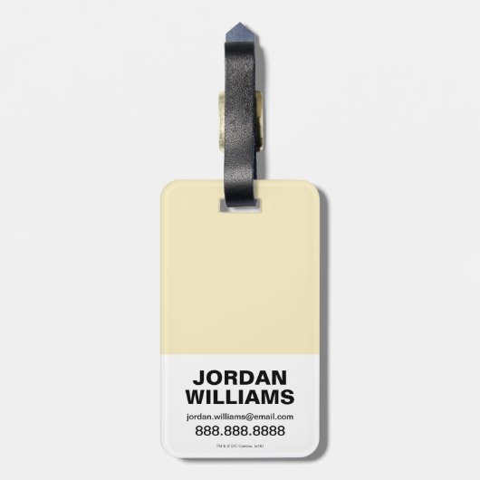 Suicide Squad Deadshot | Emoji Pattern Gepäckanhänger (Rückseite vertikal)