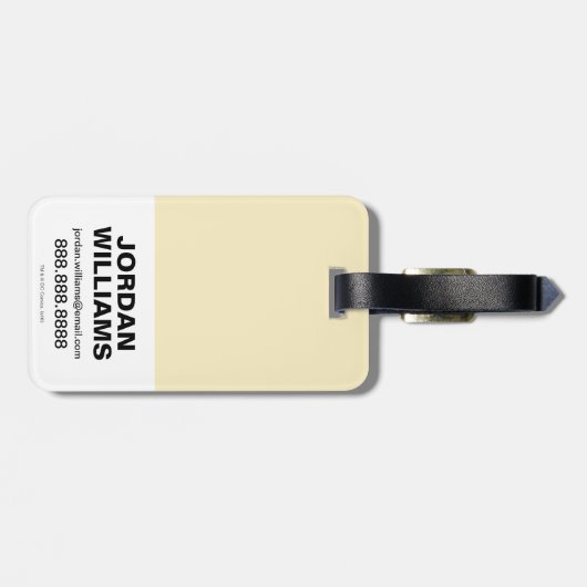 Suicide Squad Deadshot | Emoji Pattern Gepäckanhänger (Rückseite horizontal)