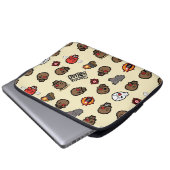 Suicide Squad | Deadshot Emoji Pattern Laptopschutzhülle (Vorne Knopf)