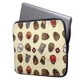 Suicide Squad | Deadshot Emoji Pattern Laptopschutzhülle (Vorderseite Links)