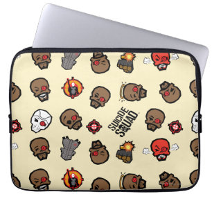 Suicide Squad   Deadshot Emoji Pattern Laptopschutzhülle