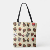 Suicide Squad | Deadshot Emoji Pattern Tasche (Rückseite)