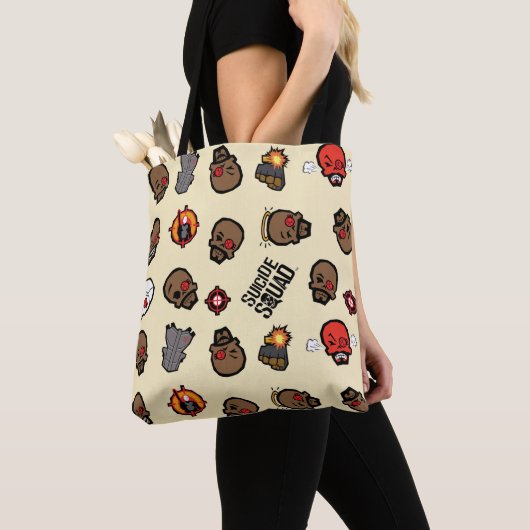 Suicide Squad | Deadshot Emoji Pattern Tasche (Von Nahem)
