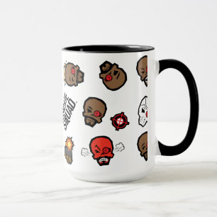 Suicide Squad Deadshot   Emoji Pattern Tasse