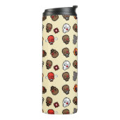 Suicide Squad Deadshot | Emoji Pattern Thermosbecher (Nach links gedreht)