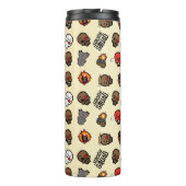 Suicide Squad Deadshot | Emoji Pattern Thermosbecher (Rückseite)