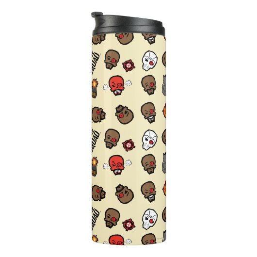 Suicide Squad Deadshot | Emoji Pattern Thermosbecher (Nach rechts gedreht)