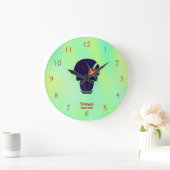 Suicide Squad | Deadshot Head Icon Große Wanduhr (Zuhause)