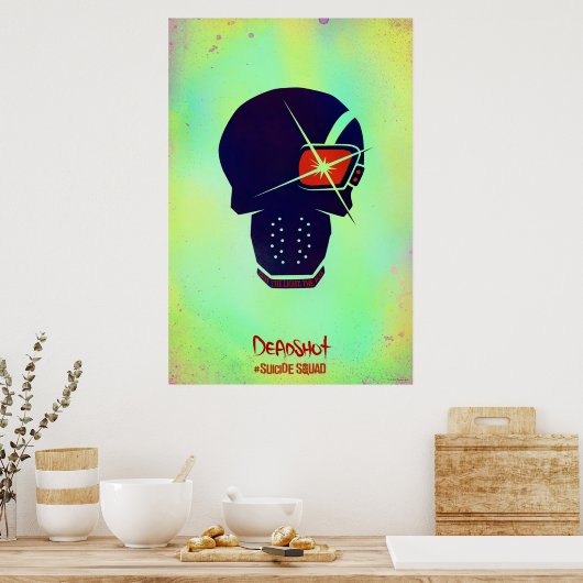 Suicide Squad Deadshot | Head Icon Poster (Küche)