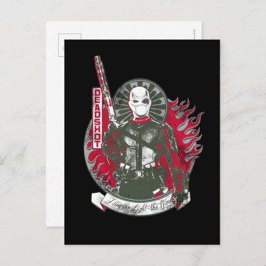 Suicide Squad Deadshot | I am the Light Postkarte (Vorne/Hinten)