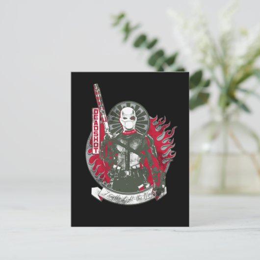 Suicide Squad Deadshot | I am the Light Postkarte (Stehend Vorderseite)