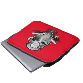 Suicide Squad | Deadshot Mask & Guns Tattoo Art Laptopschutzhülle (Vorne Knopf)