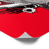 Suicide Squad | Deadshot Mask & Guns Tattoo Art Poster (Ecke)