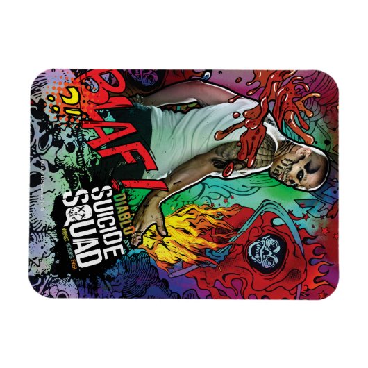 Suicide Squad | Diablo Character Graffiti Magnet (Horizontal)