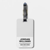 Suicide Squad | Diablo Emoji Pattern Gepäckanhänger (Rückseite vertikal)