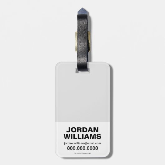 Suicide Squad | Diablo Emoji Pattern Gepäckanhänger (Rückseite vertikal)