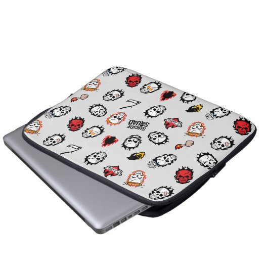 Suicide Squad | Diablo Emoji Pattern Laptopschutzhülle (Vorne Knopf)