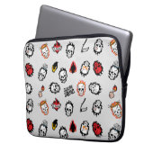 Suicide Squad | Diablo Emoji Pattern Laptopschutzhülle (Vorderseite Links)